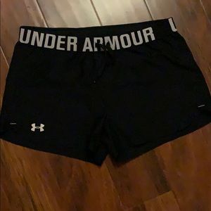 Black gym shorts